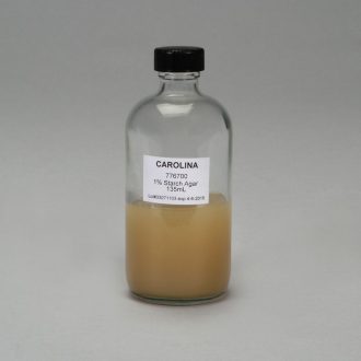 Starch Agar, 1%, Prepared Media Bottle, 125 mL