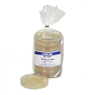 Starch Agar, 1%, Prepared Media Plates, 100 x 15 mm, Pack of 10