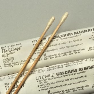 Calgiswab®, Wooden Shaft, Individually Wrapped, Box of 100