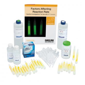 Carolina Investigations® for Use with AP® Chemistry: Factors Affecting Reaction Rates Kit