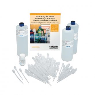 Carolina Investigations® for Use with AP® Chemistry: Evaluating the Extent of Buffering Capacity of Various Household Products Kit