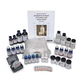 Carolina ChemKits®: Qualitative Analysis of Proteins and Amino Acids Kit
