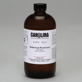 Ammonium Hydroxide, 14.5 M, Strong Ammonia Solution, ACS Grade, 500 mL