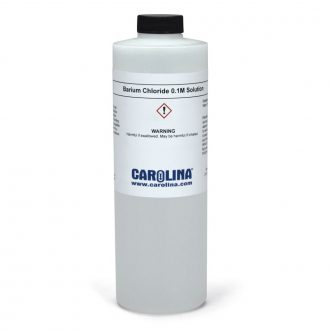 Barium Chloride Solution, 0.1 M Aqueous, Laboratory Grade, 500 mL