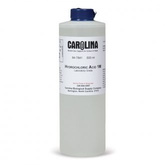Hydrochloric Acid, 1 M (3% v/v), Laboratory Grade, 500 mL