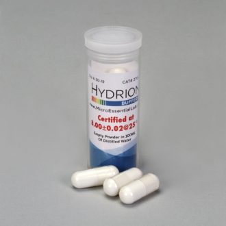 Hydrion® Buffer Capsules, pH 8.0, Laboratory Grade, Vial of 10