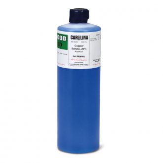 Copper Sulfate Solution, 20%, Laboratory Grade, 500 mL