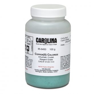 Cupric Chloride, Dihydrate, Reagent Grade, 100 g