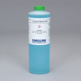Copper (II) Nitrate Solution, 0.1 M, Laboratory Grade, 500 mL