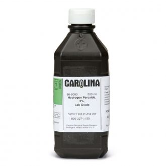 Hydrogen Peroxide, 3%, Reagent Grade, 473 mL
