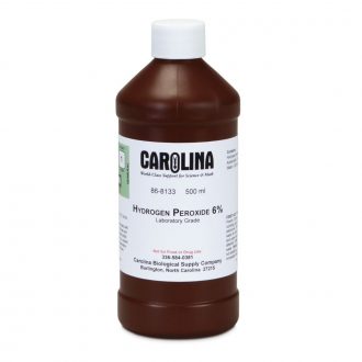 Hydrogen Peroxide, 6%, Laboratory Grade, 500 mL