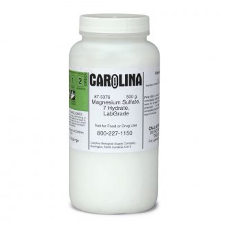 Magnesium Sulfate, Heptahydrate, Crystal, Laboratory Grade, 500 g