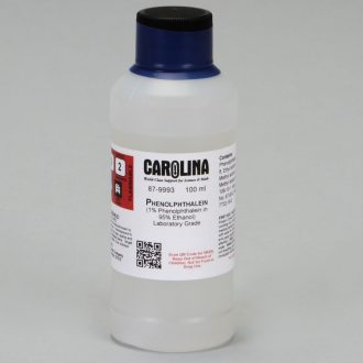 Phenolphthalein, 1% in 95% Alcohol, Laboratory Grade, 100 mL