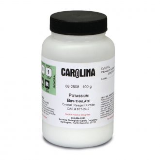 Potassium Biphthalate, Crystal, Reagent Grade, 100 g