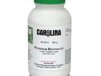 Potassium Biphthalate, Crystal, Reagent Grade, 500 g