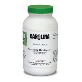 Potassium Biphthalate, Crystal, Reagent Grade, 500 g