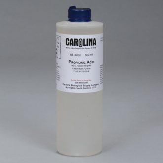 Propionic Acid, Laboratory Grade, 500 mL