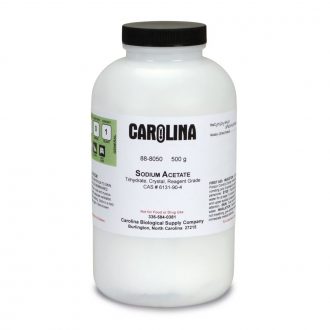 Sodium Acetate Trihydrate, Crystal, Reagent Grade, 500 g