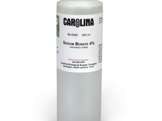 Sodium Borate, Decahydrate, 4%, Laboratory Grade, 500 mL