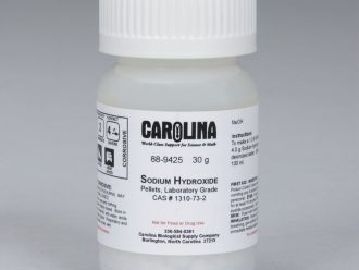 Sodium Hydroxide, Pellets, Laboratory Grade, 30 g