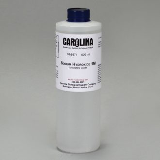 Sodium Hydroxide, 1 M (4%), Aqueous, Laboratory Grade, 500 mL