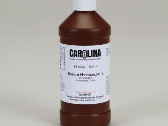 Sodium Hypochlorite, 5%, Laboratory Grade, 500 mL