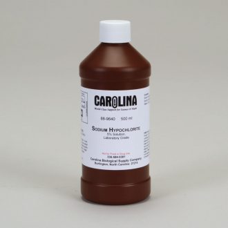 Sodium Hypochlorite, 5%, Laboratory Grade, 500 mL