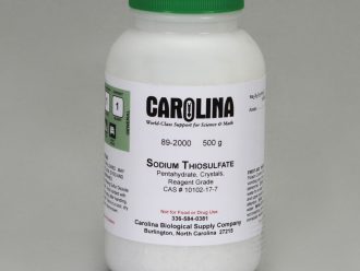 Sodium Thiosulfate Pentahydrate, Crystal, Reagent Grade, 500 g