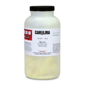 Sulfur, Broken Lumps, Laboratory Grade, 500 g