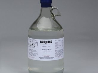 Sulfuric Acid, 18 M (95-98% v/v), Plastic-Coated Safety Bottle, ACS Grade, 2.5 L