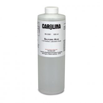 Sulfuric Acid, 0.1 M (0.6% v/v), Laboratory Grade, 500 mL