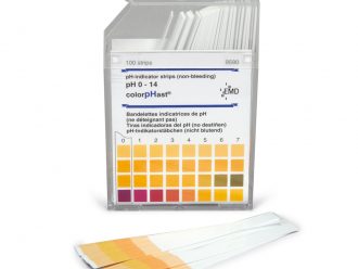 Universal pH Indicator Strips, Range 0-14, Pack of 100
