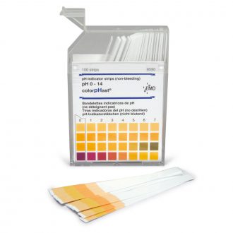 Universal pH Indicator Strips, Range 0-14, Pack of 100