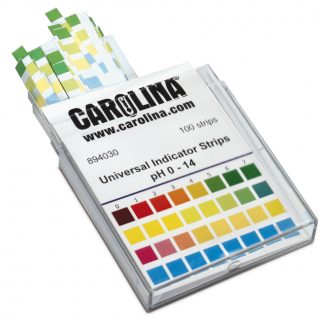 Carolina® pH Indicator Strips (pH 0.0 to 14.0), Pack of 100