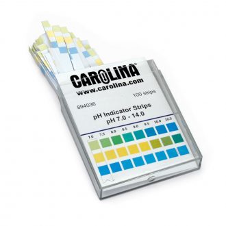 Carolina® pH Indicator Strips (pH 7.0 to 14.0), Pack of 100