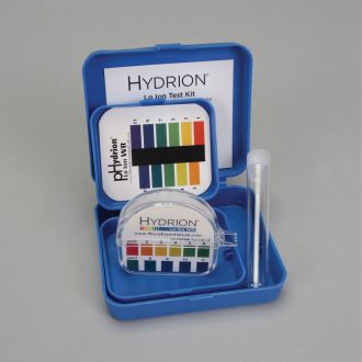 Hydrion® Lo Ion pH Test Kit, pH 1.0 to 11.0