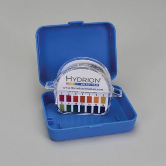 Hydrion Spectral pH Paper Dispenser (pH 1.0 to 14.0), Double Roll