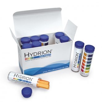 Hydrion® Regular pH Strips, Wide Range, pH 1-12, 50 Vials