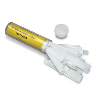 Potassium Iodide Starch Test Strips, Vial of 100