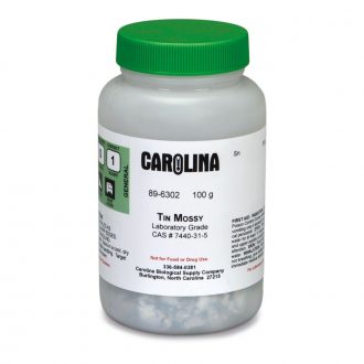 Tin, Mossy, Laboratory Grade, 100 g