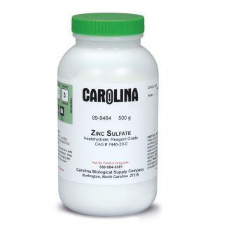 Zinc Sulfate Heptahydrate, Reagent Grade, 500 g