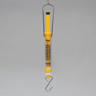 Force Meter/Spring Balance, Yellow, 5 kg
