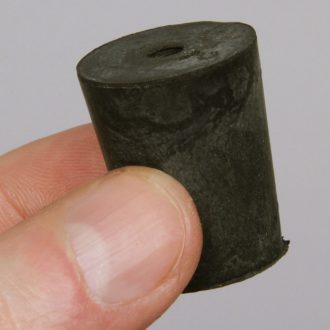 Stopper, Rubber, #2, 1 hole