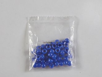 Pony Beads, Blue, pack of 50