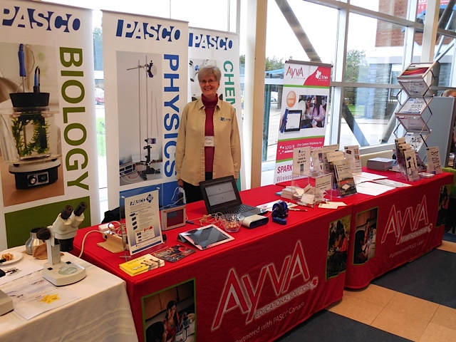 Nancy Chisholm, representing AYVA at the 2014 AST Conference in Halifax.
